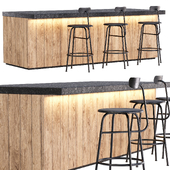 Jack Bar Furniture Set V1 / Набор барной мебели