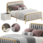 Melle Upholstered Bed by wayfair