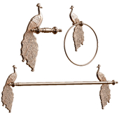 Ida Peacock Towel Hook set