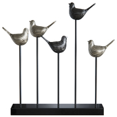 Figurine "5 birds" from Garda Decor