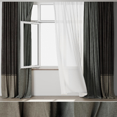 curtains when open window 001
