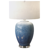 blue water table lamp by uttermost