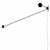 COUNTERBALANCE wall lamp from LUCEPLAN