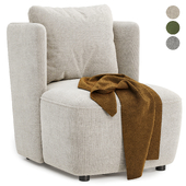 elvina fabric armchair