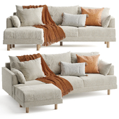 Bungalow Premium 3 Seater Sofa & Ottoman Set