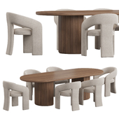 Gubi Moon Anise Dining Table