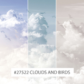 Creativille | Wallpapers | 27522 Сlouds and Birds