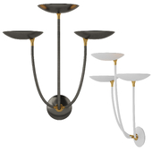 Visual Comfort & Co Wall Lamp, Keira Collection, Keira Large Triple Sconce.