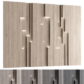 Wood wall panel Reforma 5 tones 001