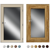 Распашные деревянные и металлические двери /  Swinging wooden and metal doors
