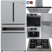 BOSCH Kitchen appliance collection 5 (NGMP077UC , DWB91PR50A , B36CL81ENG, HBG676ES6, BCM8450UC )