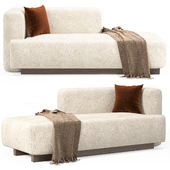 Terrain Ivory Boucle Daybed CB2 Lawson-Fenning