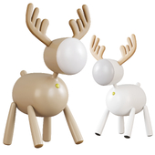 USB Rechargeable Cute Deer LED Night Lamp