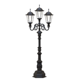 Three-horn street lamp