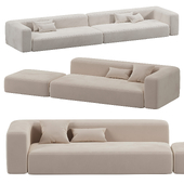 Sofa with combinable seats