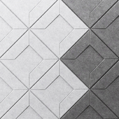 Decorative 3D panel/ 3D tile, Bentu Design, art.AO