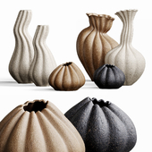 Set of decorative vases MALENE KNUDSEN