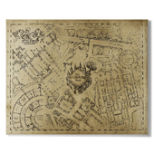 Pottery Barn teen Harry Potter Marauder&#39;s Map Laser Etched Wall Decor