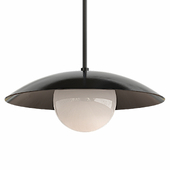 Dish Pendant by Research Lighting, Black, Made to Order