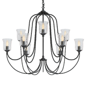 Bowman Collection 9 light chandelier