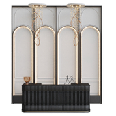 Neoclassical reception desk 13