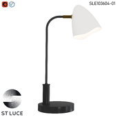 SLE103604-01 Прикроватная лампа Черный, Золотой/Белый OM