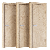 Wooden Door Set V14 / Набор деревянных дверей
