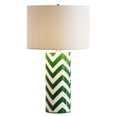 Louvrehome green table lamp “Simone”
