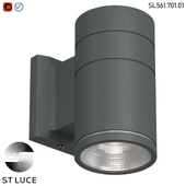 SL561.701.01 Светильник уличный настенный ST-Luce Серый LED OM