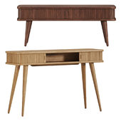 Grayson coffee table and console