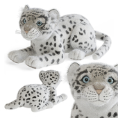 Snow Leopard. Soft toy