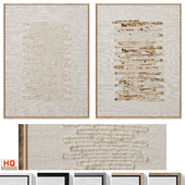 Calm Linen Textural Neutral Wall Art C-828