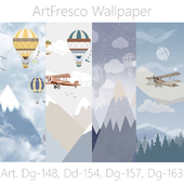 ArtFresco Wallpaper - Дизайнерские бесшовные фотообои Art. Dg-148, Dd-154, Dg-157, Dg-163 ОМ