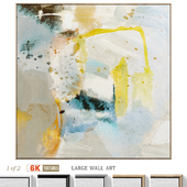 Accent Large Abstract Textural Wall Art C-831