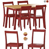 IKEA PINNTORP Table and Chairs