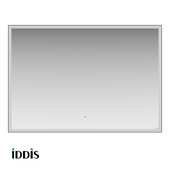 ОМ Зеркало с подсветкой, 100 см, Slide, IDDIS, SLI1000i98