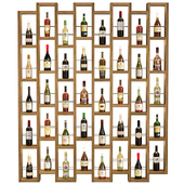 Rack with alcohol 49