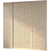 Wooden Partition Door N002