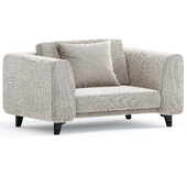 Upholstered armchair PRINCIPE