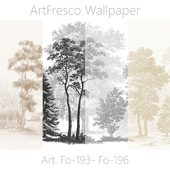 ArtFresco Wallpaper - Дизайнерские бесшовные фотообои Art. Fo-193 - Fo-196 OM