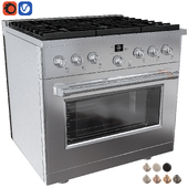 GE Café 36" Smart Commercial-Style Range with 6 Burners