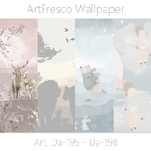 ArtFresco Wallpaper - Дизайнерские бесшовные фотообои Art. Da-195 - Da-198  OM