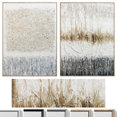 Large Accent Abstract Textured Wall Art C-838