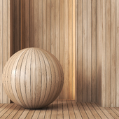 2 Plank Wood Texture 4K - Seamless