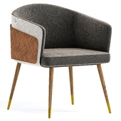 Enrico Fabric Upholstered Arm Chair