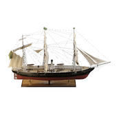 Steamsail Hartford-1858-Warship