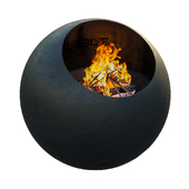 Burning Fire Pit from Focus Fireplaces