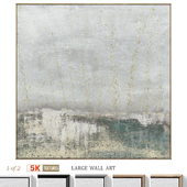Accent Large Abstract Textural Wall Art C-850