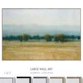 Large Panoramic Calm Landscape Wall Art C-852