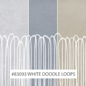 Creativille | Wallpapers | 83093 White Doodle Loops